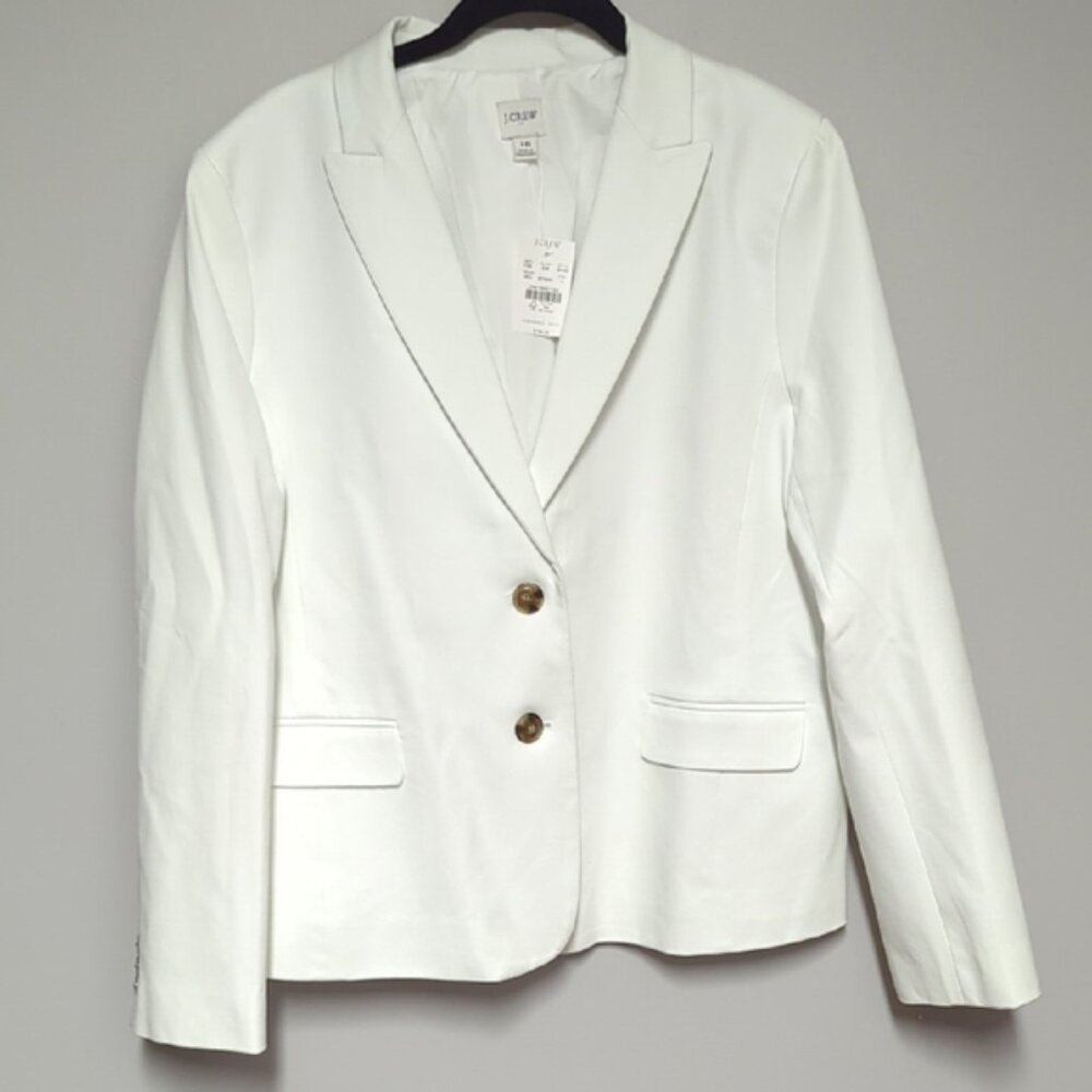 NWT J. Crew Elegant White Blazer